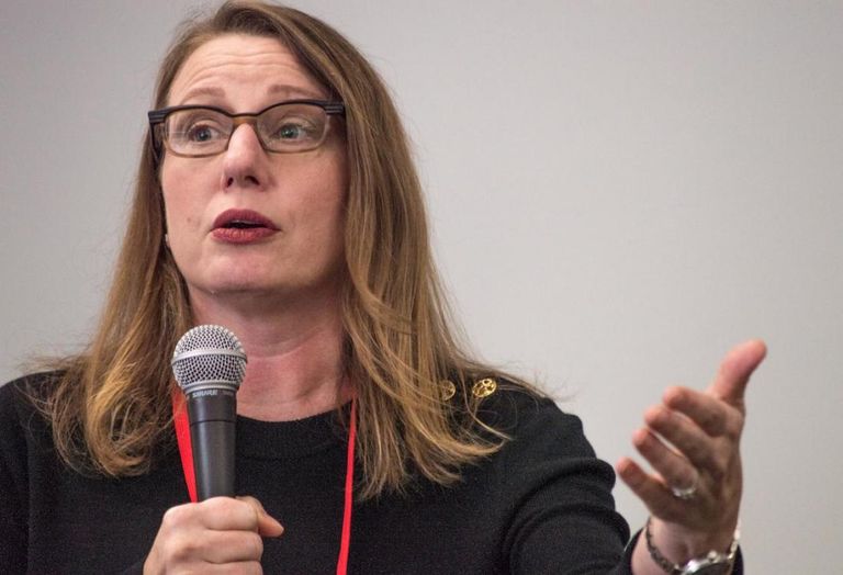 Google Real Estate Project Executive Kristin Chiles at Bisnow's Big South Office Event