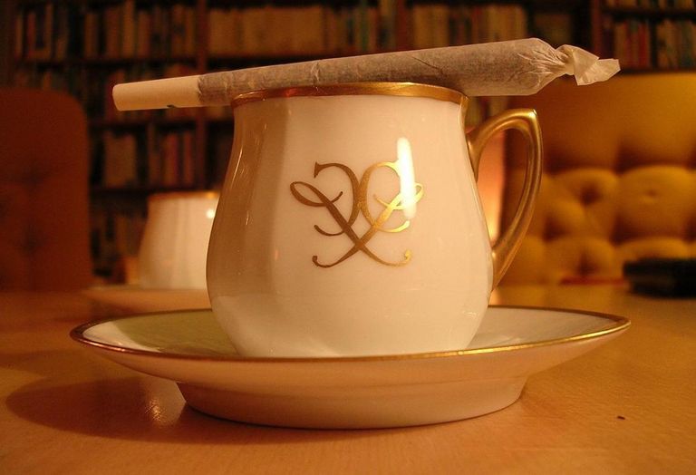 marijuana and coffee