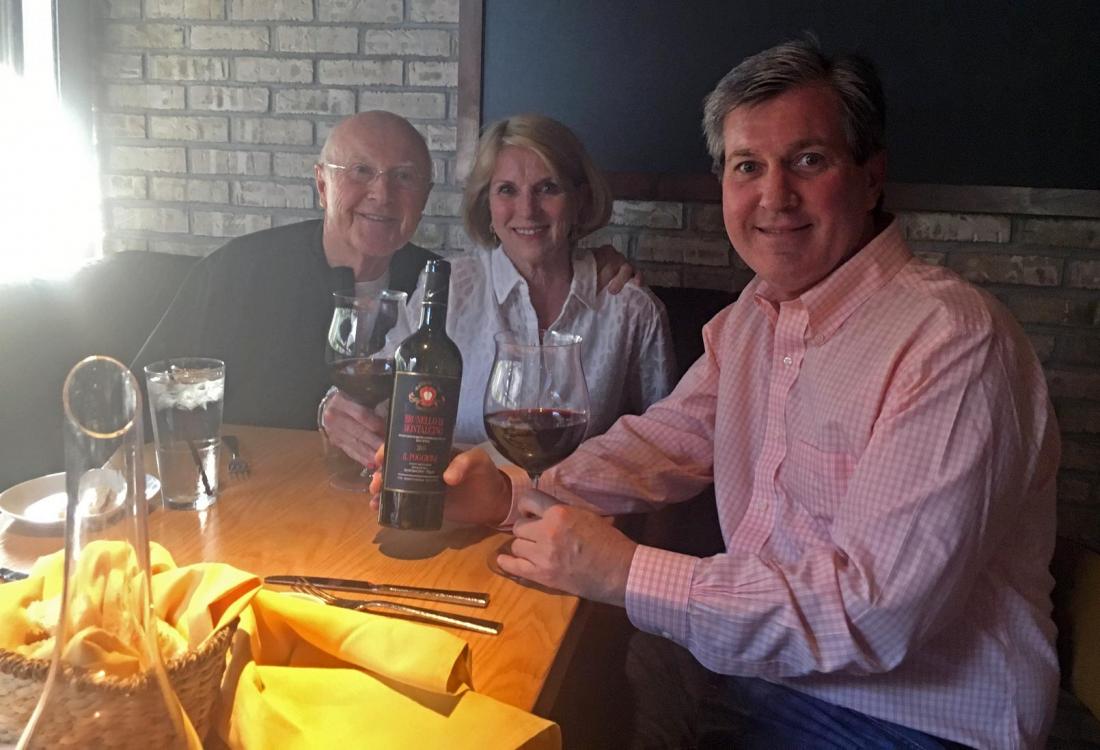 John Zogg managing director at Crescent with his parents