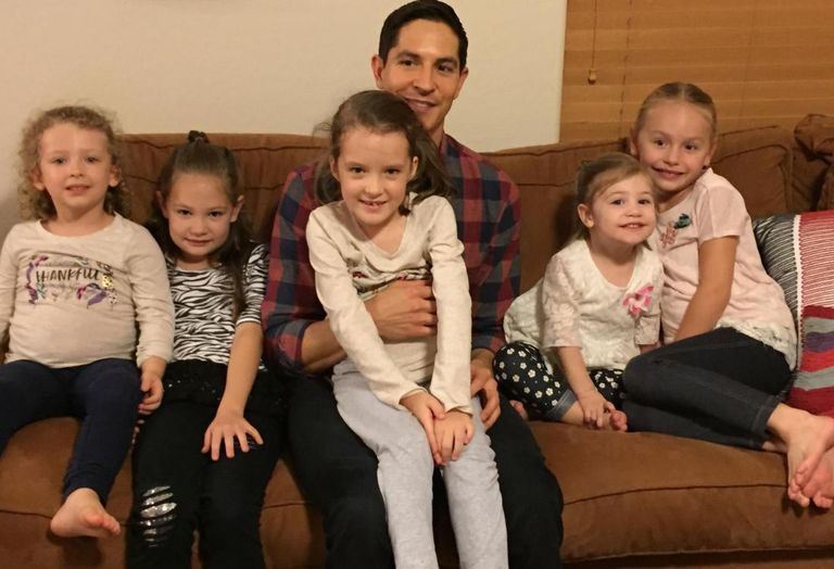 JLL's Jon Lange with his nieces, LA