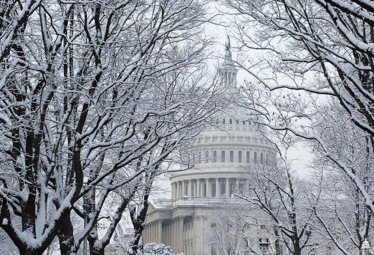 US Capitol Snow, DC Winter