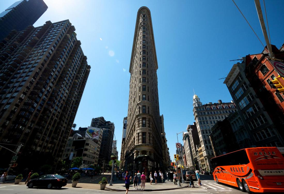 The Flatiron Building in New York City