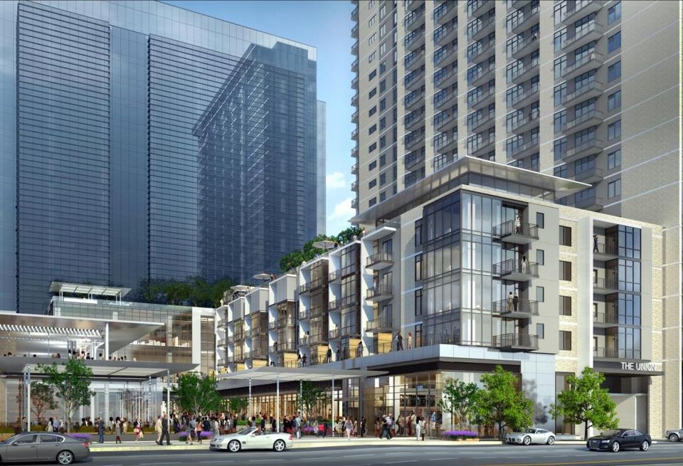 The Union Dallas: The mixed-use project in Uptown hopes to connect the Arts District, Victory Park and other surrounding 'hoods. A 22-story 420k SF office tower, 309-unit multifamily complex called The Christopher and 87k SF of retail with 5 or 6 restaurants (including Sam Fox's The Henry) will be anchored by a Tom Thumb.