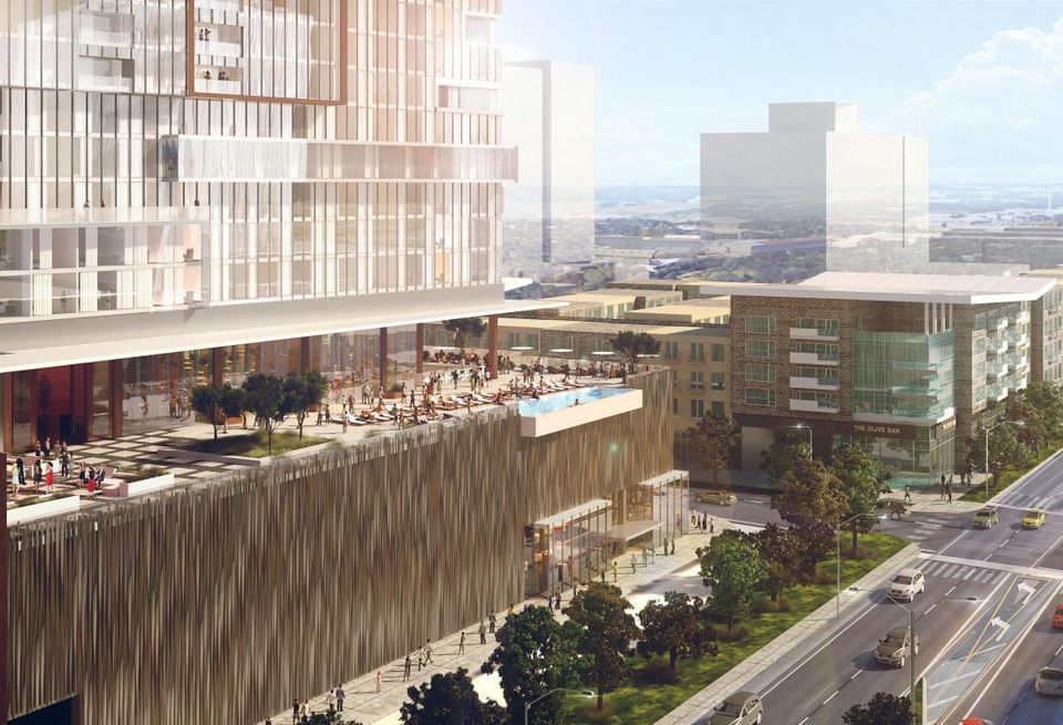 A 16-story, 223-room hotel is the next development to take shape, but not until the Argos concrete plant is demolished to make way for the Marriott Autograph Collection hotel that will be operated by WDI. Amenities include a four-star restaurant, 15K SF of event space, a infinity pool and skyline views. Reynolds expect Argos to vacate the plant completely by August so WDI can break ground in the first half of 2018.
