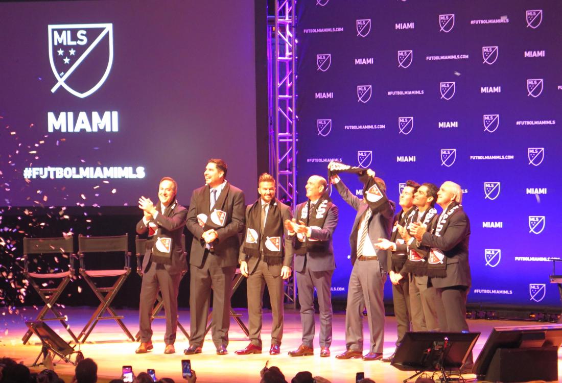 david Beckham announces Miami team january 2018 