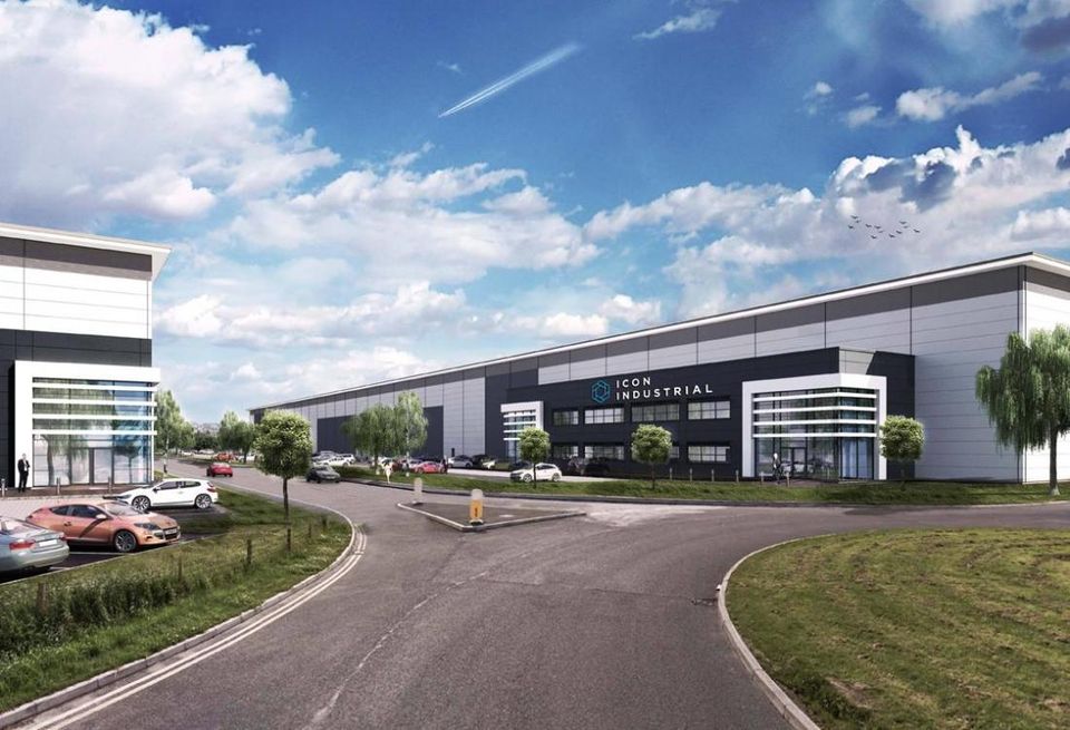 Stoford/TPG's 1M SF Icon logistics development at Manchester Airport January 2018