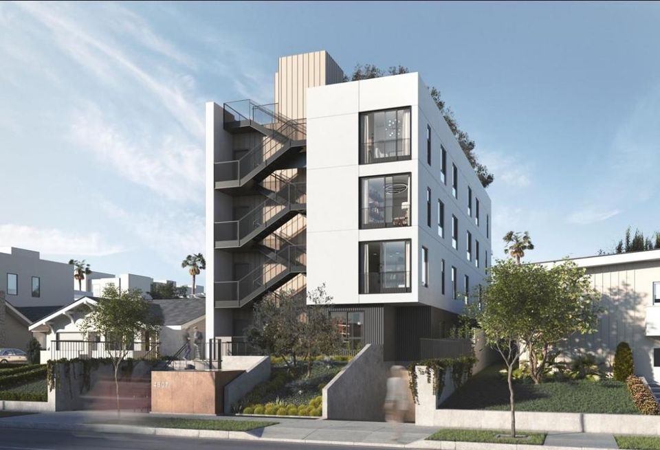 The 13-unit on Elmwood will feature a Tetris-like automated parking system.