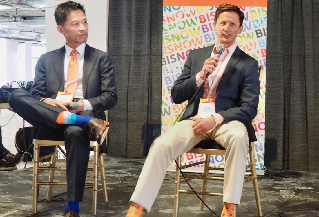 JLL's John Sikaitis and HOK's Vincent Ng