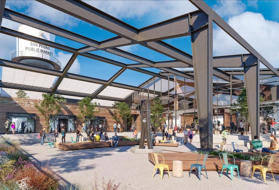 Rendering of San Pedro Public Market