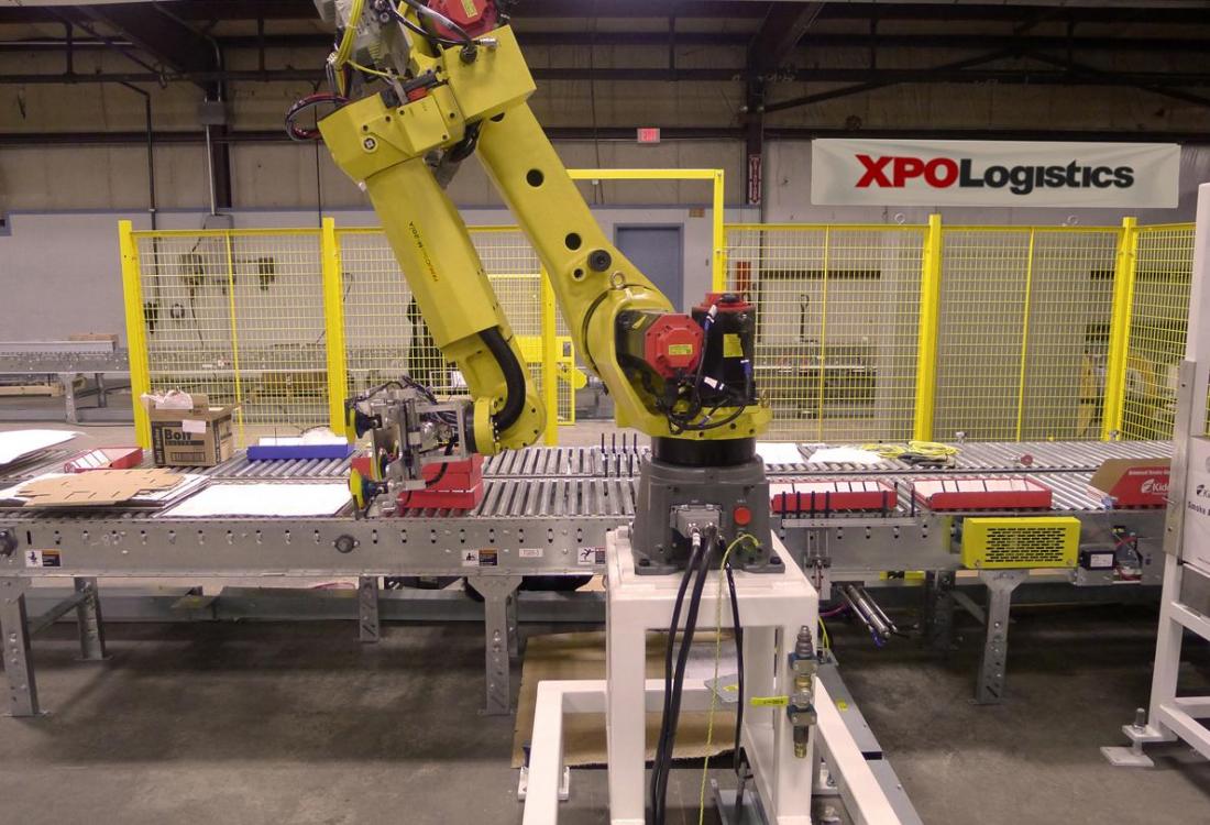 XPO Logistics robot robotics