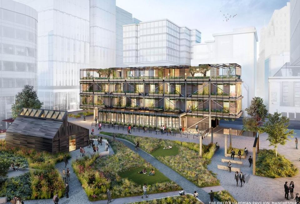 The Field and Hardman Pavilion Spinningfield Manchester developer Allied London Feb 18