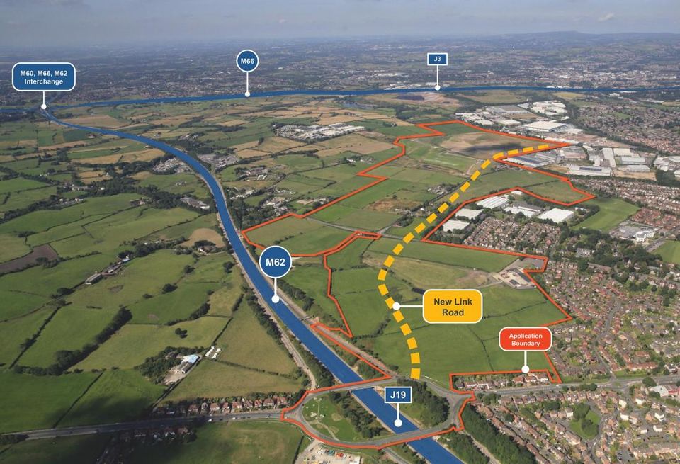 Pilsworth, new access road, Greater Manchester