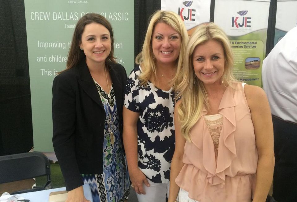 CREW Dallas' executive director Kim Hopkins, Suzanne Brasuell (ENTOS Design) and Justine Kime (RETC Property Tax Group) tell us CREW is hosting its annual celebration of outstanding achieving on Sept 29 at the Westin Downtown Dallas.
