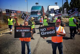 Local Teamster warehouse workers and truck drivers are planning to hold a three day strike against XPO Logistics and NFI Industries at the Port of Long Beach and Los Angeles