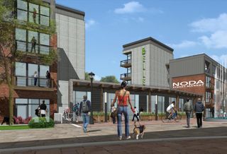 Rendering of Greenway District Charlotte, North Carolina