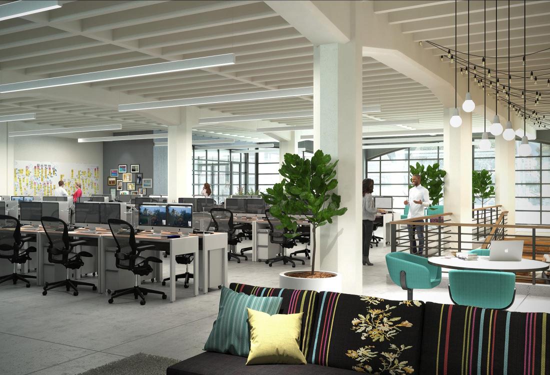 Open Office Concept Brought To Rubicon Point Partners' Newest Renovation 