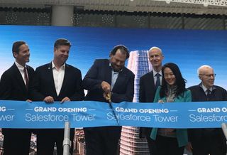 As Salesforce Tower Opens, Salesforce CEO Marc Benioff Sets Goal Of Ending Citywide Homelessness