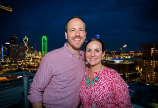 Amy Tharp and husband Ryan of Downtown Dallas Inc
