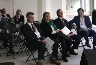 JLL Director of Research Paul Hendershot, University City Partners Executive Director Darlene Heater, Bellwether Enterprise EVP and Co-Director of Southeast Region Cooper Willis, Pender Capital Co-Founder/ Managing Director Zach Murphy