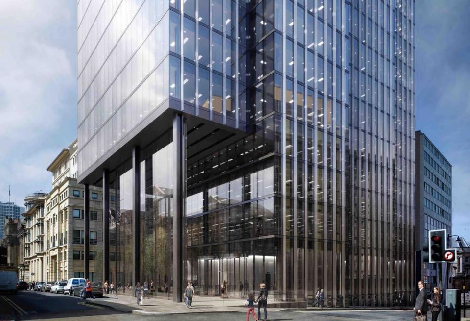 103 Colmore Row, Birmingham, Feb 2018 apartments to be developed by Rockspring Property Investment Managers