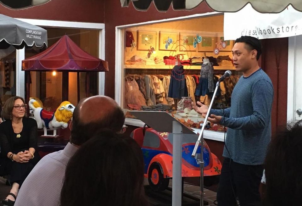 Jon Chu at Margot Bisnow book signing