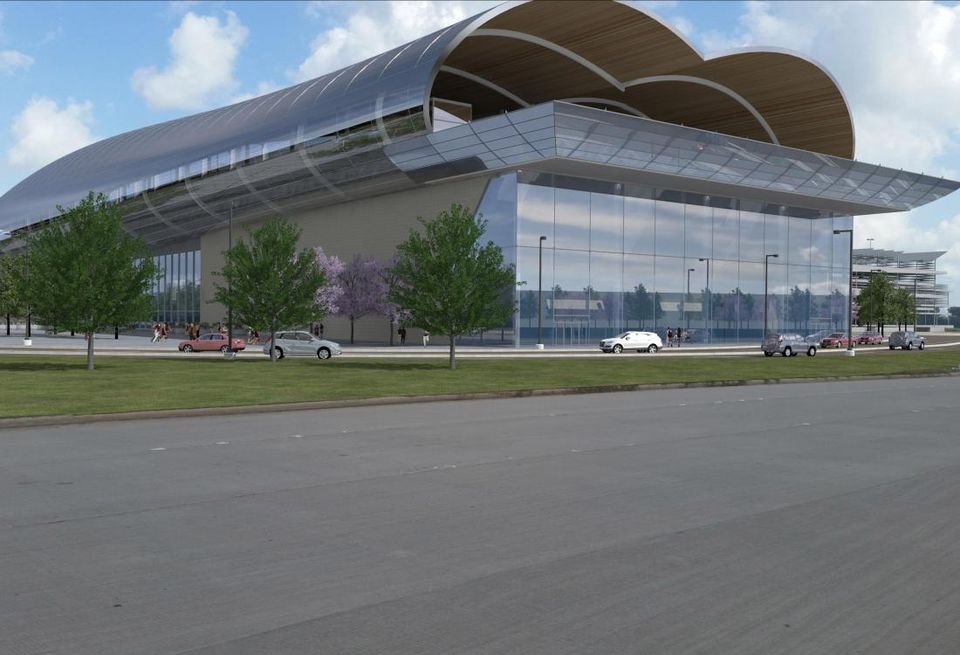 Conceptual rendering of Northwest Mall Terminal in Houston