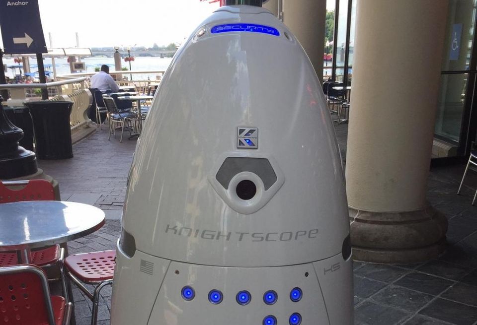 Steve, the Washington Harbour security robot