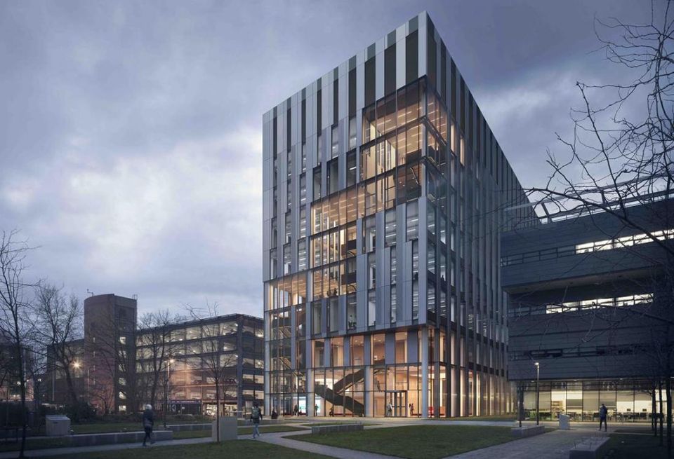 Henry Royce National Institute, January 2018 CGI - Based at the heart of The University of Manchester’s campus, the Henry Royce Institute for materials science research and innovation