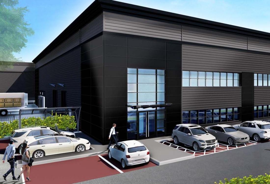209K SF Connexion Buildings, a speculative unit at IM Properties' Blythe Valley Park