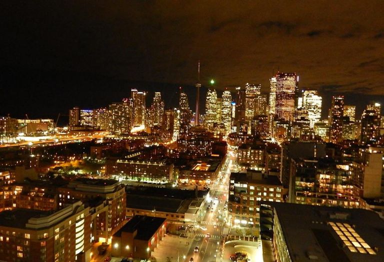 Toronto night skyline