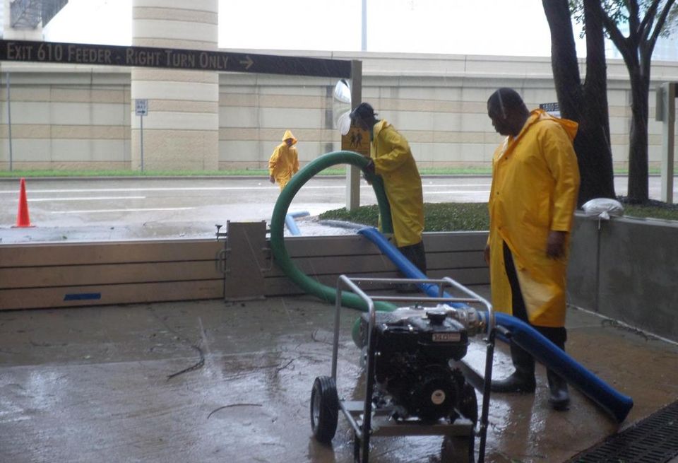 Transwestern Property Management Team during Harvey
