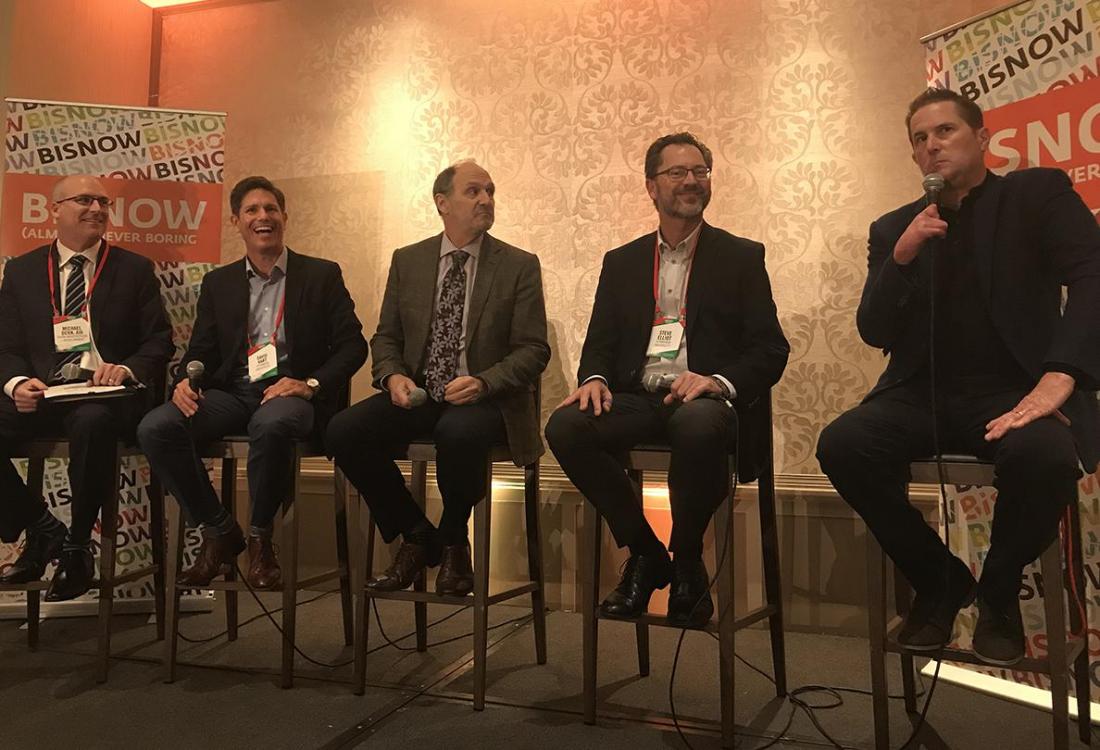 Dern Architecture + Development principal Michael Dern, Steinberg Architects President and CEO David Hart, Polaris Pacific partner Paul Zeger, Stanford University Managing Director Steve Elliot and Republic Urban Properties President and CEO – West Coast Michael Van Every