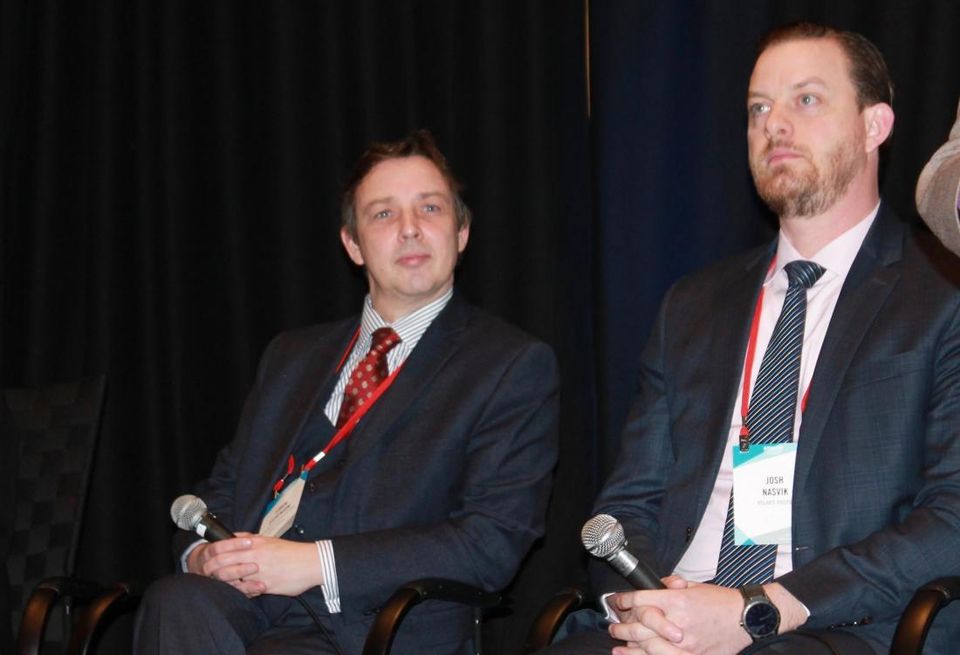 UW Runstad Center for Real Estate Studies Director Simon Stevenson and Polaris Pacific Project Director Josh Nasvik