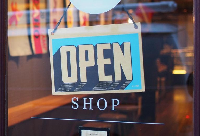 shopping, retail, signage, store open, open store, open shop