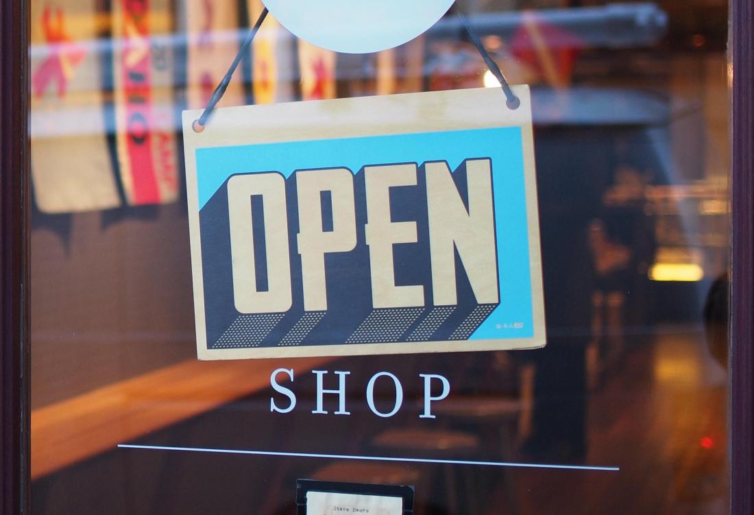 shopping, retail, signage, store open, open store, open shop