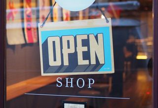 shopping, retail, signage, store open, open store, open shop