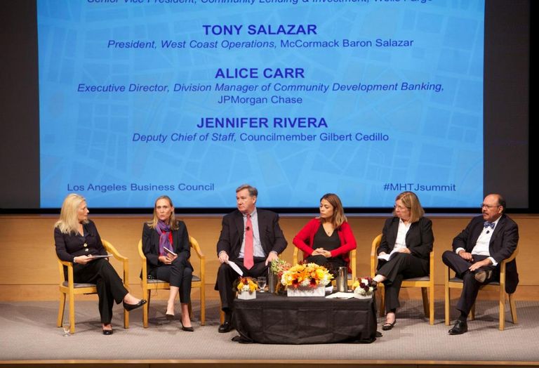 Alice at the Mayor’s Housing Summit at UCLA this year