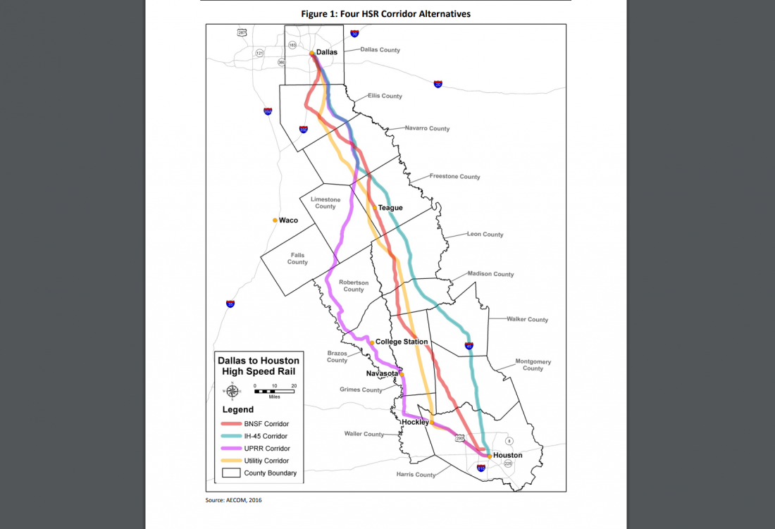 Texas HSR Proposed Routes Texas HSR Proposed Routes