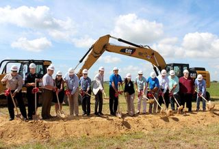 HEB Ground Breaking In Mont Belvieu with Fidelis Realty Partners