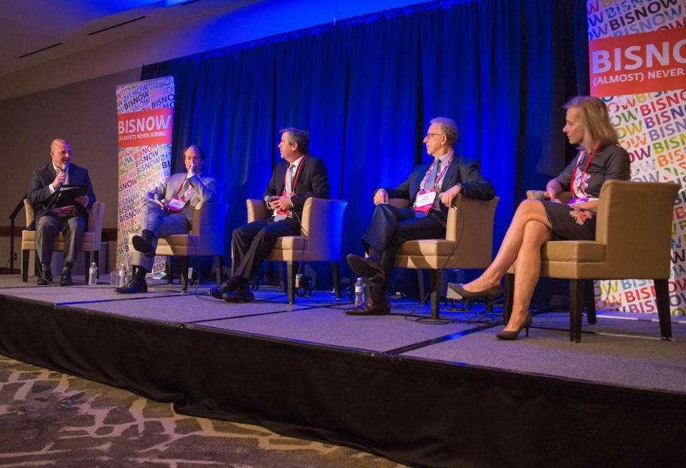 FCL Builders Vice President, Business Development, Cory Singer, Majestic Realty Co. Senior Vice President Al Sorrels, PLR Development President Rob Huthnance, Westmount Realty Capital founding partner, Director and CEO Cliff Booth and Hudson Peters Commercial principal Michelle Hudson