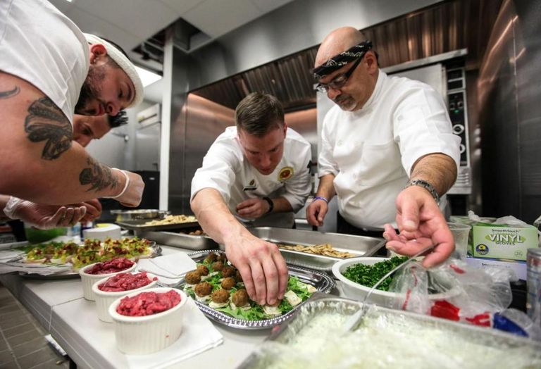 Professional Cooking Kitchen