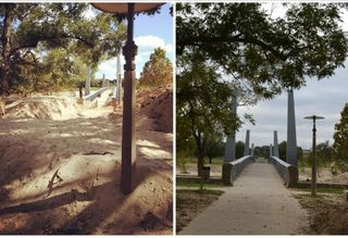 Buffalo Bayou Before And After