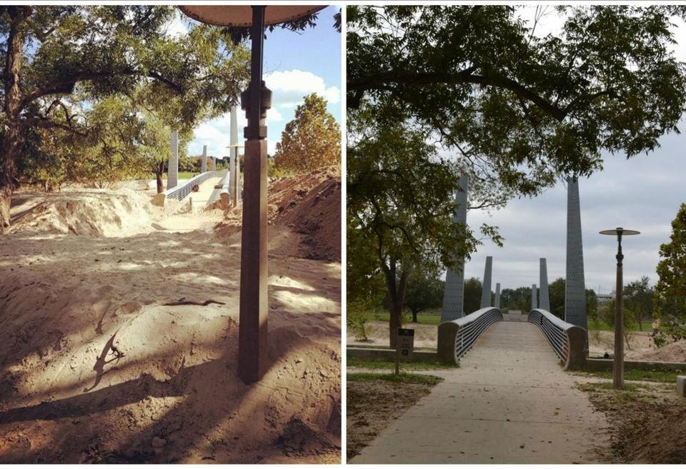 Buffalo Bayou Before And After