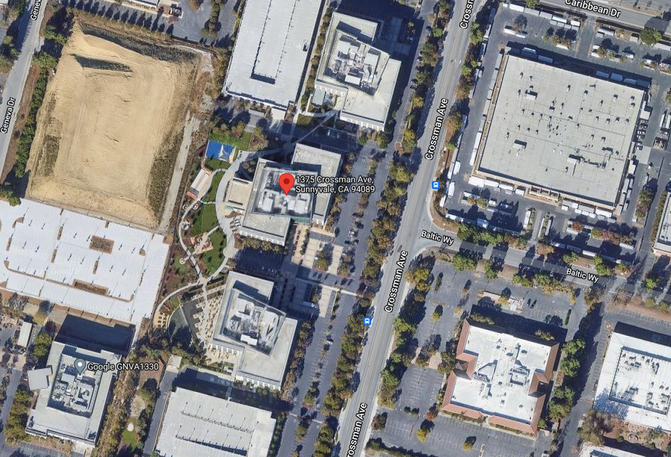 1375 Crossman Ave. satellite view
