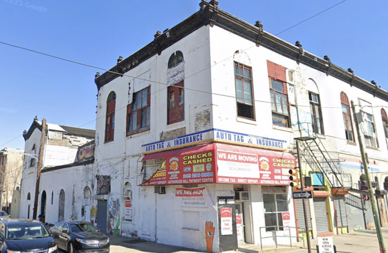 A March, 2023 view of the property at 527-37 W. Girard Ave in Philadelphia