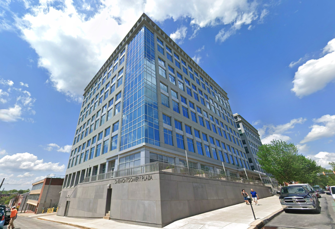 One Montgomery Plaza in Norristown, Pennsylvania, where the Montgomery County government offices are located. 
