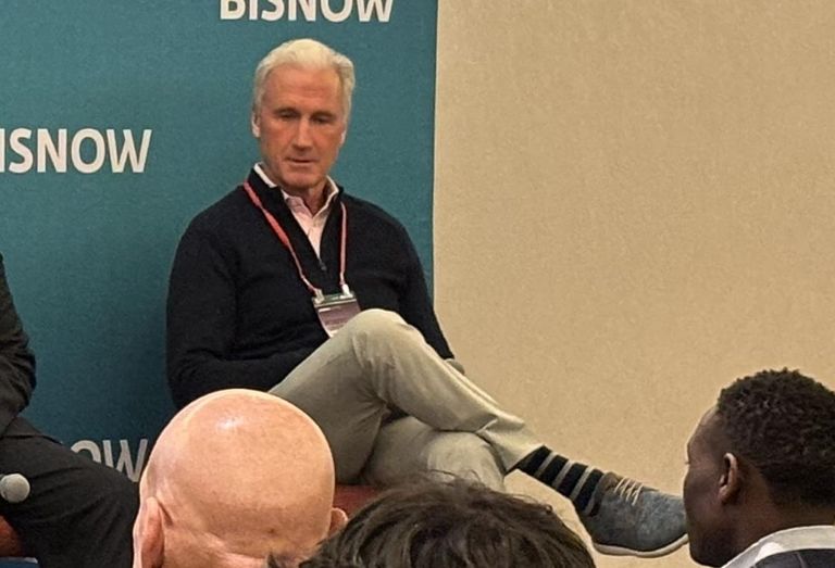 Newmark's Robert Griffin Jr. at a Bisnow event in January 2025.