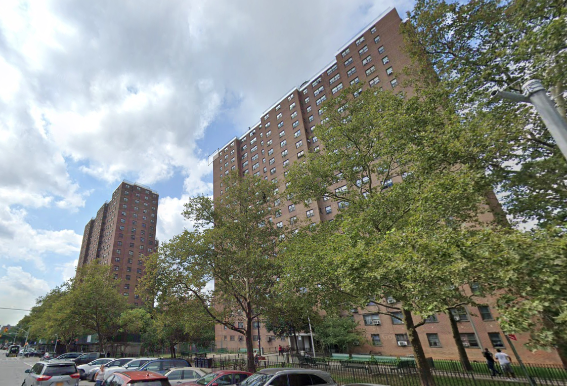Mitchel Houses, the Mott Haven NYCHA complex where a gas explosion caused a partial building collapse Wednesday morning.