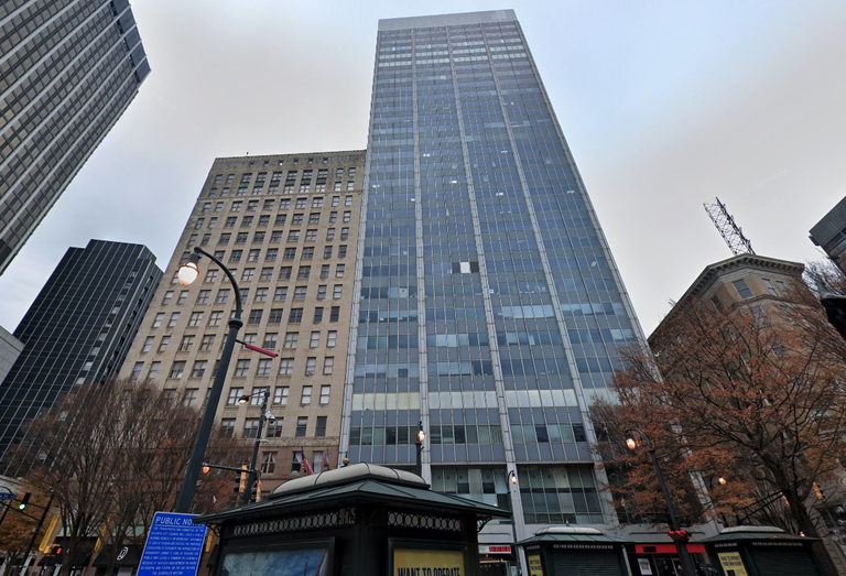 34 Peachtree in Downtown Atlanta, which is being targeted for conversion.