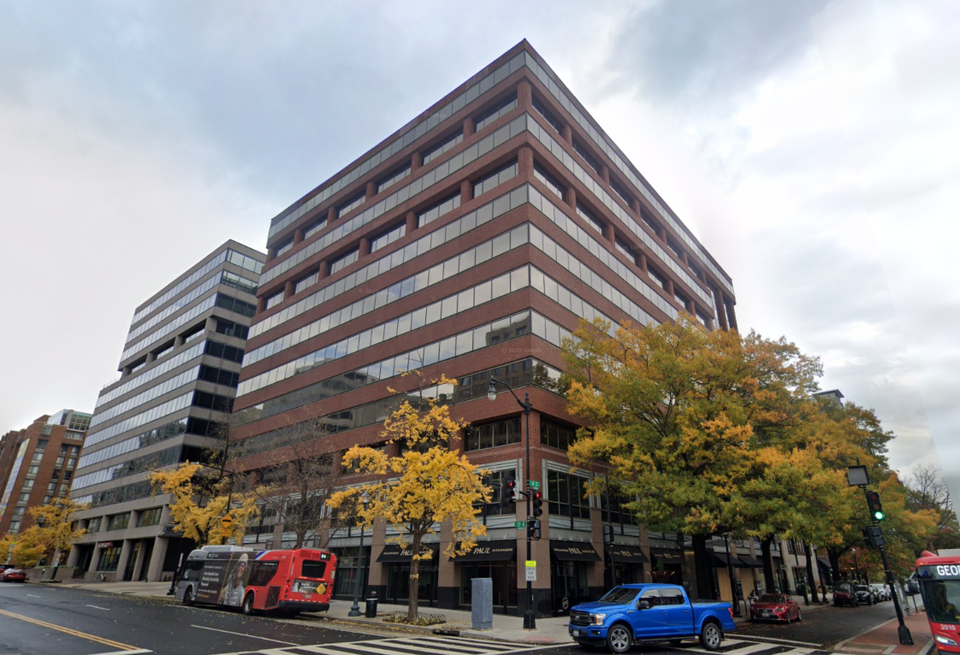The 1275 K St. NW office building, photographed in November 2024.